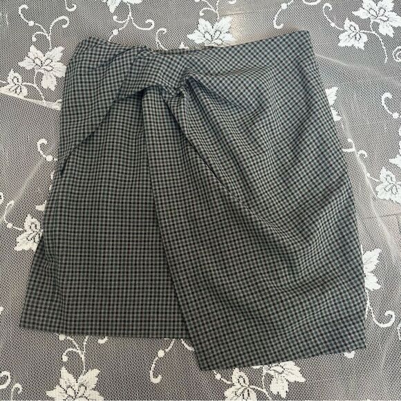 Aritzia Babaton Jethro Faux Wrap Mini Skirt Sz 00 - Picture 1 of 11